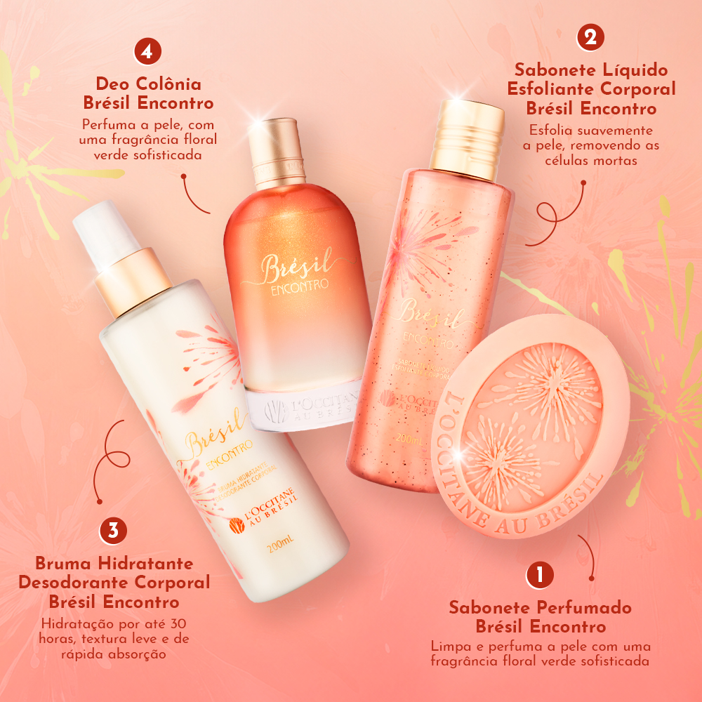 Deo Colônia Brésil Encontro 100mL | L'Occitane au Brésil